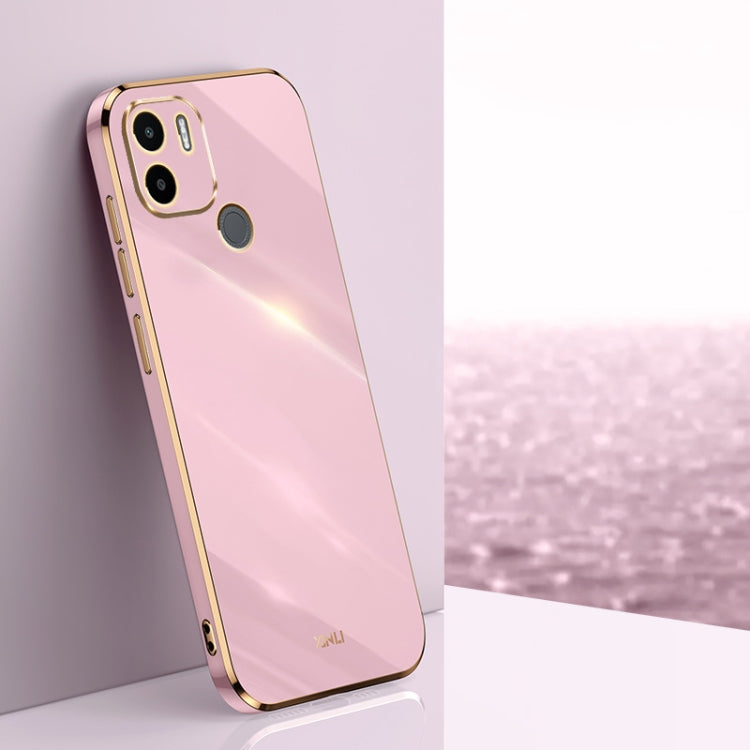 XINLI Straight Edge 6D Electroplate TPU Phone Case, For Xiaomi Redmi K50 Pro, For Xiaomi Redmi K50 Gaming, For Xiaomi Redmi A1 4G, For Xiaomi Redmi A1+, For Xiaomi Redmi 10A, For Xiaomi Redmi 10C