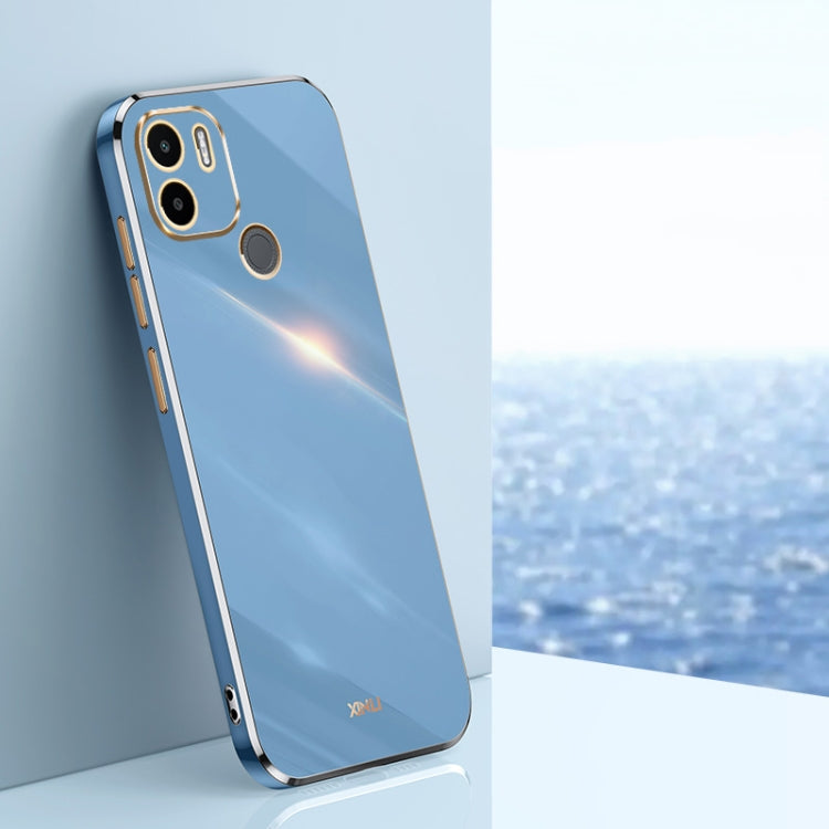 XINLI Straight Edge 6D Electroplate TPU Phone Case, For Xiaomi Redmi K50 Pro, For Xiaomi Redmi K50 Gaming, For Xiaomi Redmi A1 4G, For Xiaomi Redmi A1+, For Xiaomi Redmi 10A, For Xiaomi Redmi 10C