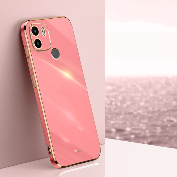 XINLI Straight Edge 6D Electroplate TPU Phone Case, For Xiaomi Redmi K50 Pro, For Xiaomi Redmi K50 Gaming, For Xiaomi Redmi A1 4G, For Xiaomi Redmi A1+, For Xiaomi Redmi 10A, For Xiaomi Redmi 10C