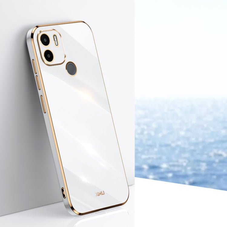 XINLI Straight Edge 6D Electroplate TPU Phone Case, For Xiaomi Redmi K50 Pro, For Xiaomi Redmi K50 Gaming, For Xiaomi Redmi A1 4G, For Xiaomi Redmi A1+, For Xiaomi Redmi 10A, For Xiaomi Redmi 10C