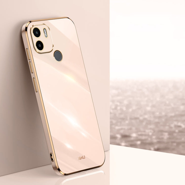 XINLI Straight Edge 6D Electroplate TPU Phone Case, For Xiaomi Redmi K50 Pro, For Xiaomi Redmi K50 Gaming, For Xiaomi Redmi A1 4G, For Xiaomi Redmi A1+, For Xiaomi Redmi 10A, For Xiaomi Redmi 10C