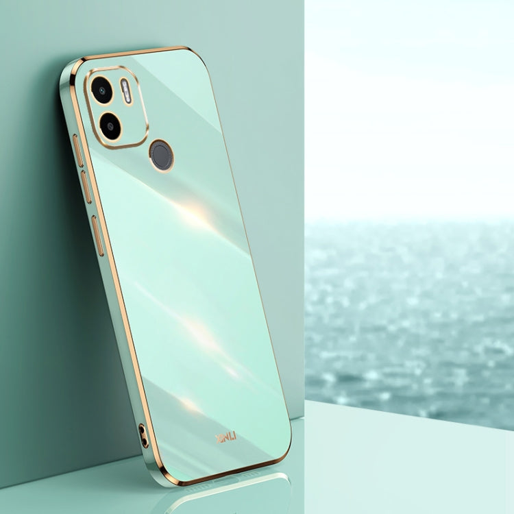 XINLI Straight Edge 6D Electroplate TPU Phone Case, For Xiaomi Redmi K50 Pro, For Xiaomi Redmi K50 Gaming, For Xiaomi Redmi A1 4G, For Xiaomi Redmi A1+, For Xiaomi Redmi 10A, For Xiaomi Redmi 10C