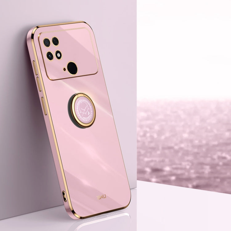 XINLI Straight Edge 6D Electroplate TPU Phone Case with Ring Holder, For Xiaomi Poco M4 5G, For Xiaomi Poco M4 Pro, For Xiaomi Poco C40, For Xiaomi Poco X4 Pro 5G, For Xiaomi Civi 2, For Xiaomi 13