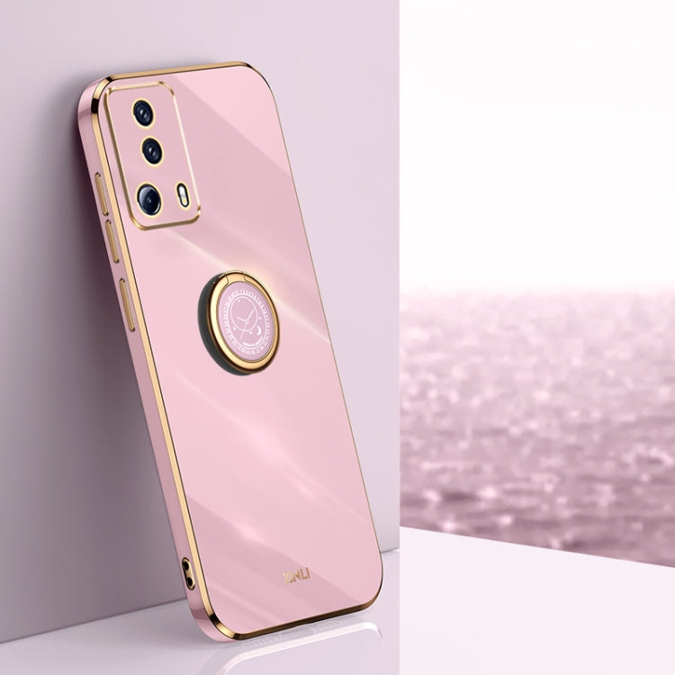 XINLI Straight Edge 6D Electroplate TPU Phone Case with Ring Holder, For Xiaomi Poco M4 5G, For Xiaomi Poco M4 Pro, For Xiaomi Poco C40, For Xiaomi Poco X4 Pro 5G, For Xiaomi Civi 2, For Xiaomi 13
