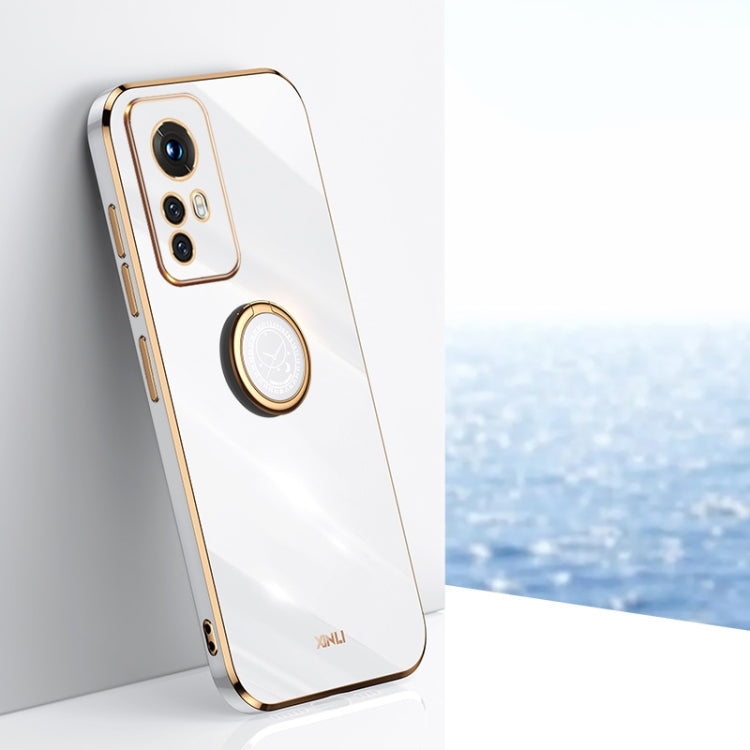 XINLI Straight Edge 6D Electroplate TPU Phone Case with Ring Holder, For Xiaomi Redmi Note 11 4G Foreign, For Xiaomi Redmi Note 11E, For Xiaomi Redmi Note 11 Pro 4G/5G Foreign, For Xiaomi Redmi Note 11T Pro, For Xiaomi Redmi K50                        ...