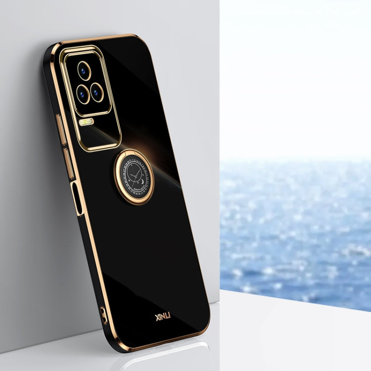 XINLI Straight Edge 6D Electroplate TPU Phone Case with Ring Holder, For Xiaomi Redmi Note 11 4G Foreign, For Xiaomi Redmi Note 11E, For Xiaomi Redmi Note 11 Pro 4G/5G Foreign, For Xiaomi Redmi Note 11T Pro, For Xiaomi Redmi K50                        ...