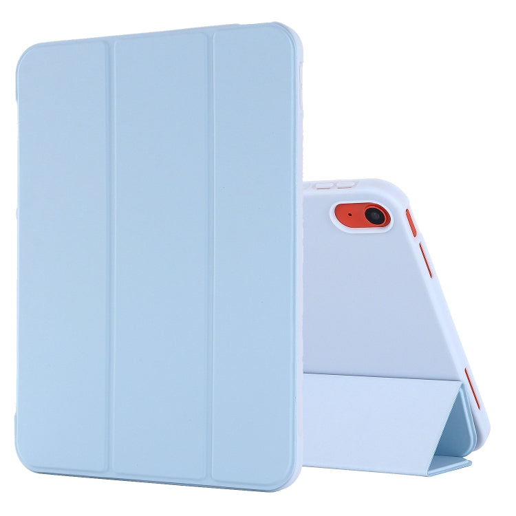 Tri-fold Holder Tablet Leather Case, For iPad 10th Gen 10.9 2022