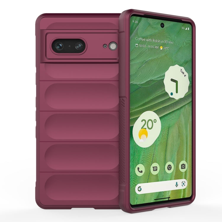 Magic Shield TPU + Flannel Phone Case, For Google Pixel 7, For Google Pixel 7 Pro, For Google Pixel 6a