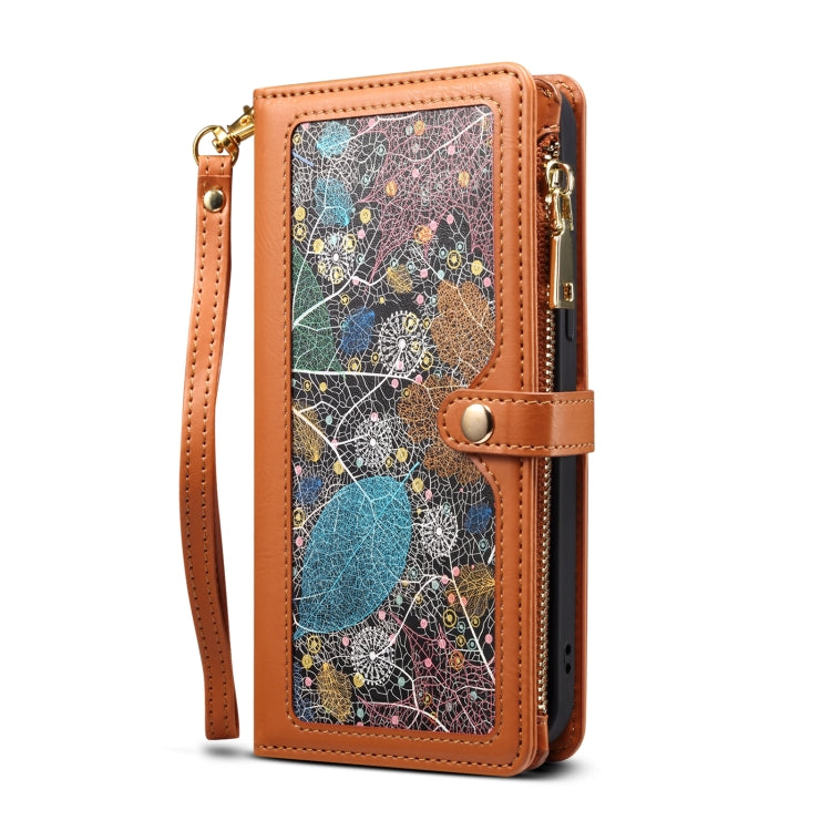 ESEBLE Star Series Lanyard Zipper Wallet RFID Leather Case, For Samsung Galaxy Note20 Ultra, For Samsung Galaxy Note20, For Samsung Galaxy S21 FE 5G, For Samsung Galaxy S21 Ultra 5G, For Samsung Galaxy S21 5G, For Samsung Galaxy S21+ 5G                ...