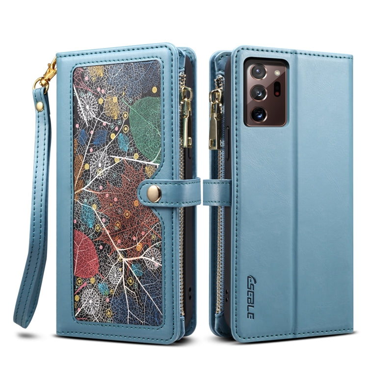 ESEBLE Star Series Lanyard Zipper Wallet RFID Leather Case, For Samsung Galaxy Note20 Ultra, For Samsung Galaxy Note20, For Samsung Galaxy S21 FE 5G, For Samsung Galaxy S21 Ultra 5G, For Samsung Galaxy S21 5G, For Samsung Galaxy S21+ 5G                ...