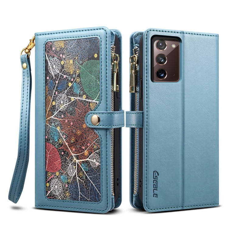 ESEBLE Star Series Lanyard Zipper Wallet RFID Leather Case, For Samsung Galaxy Note20 Ultra, For Samsung Galaxy Note20, For Samsung Galaxy S21 FE 5G, For Samsung Galaxy S21 Ultra 5G, For Samsung Galaxy S21 5G, For Samsung Galaxy S21+ 5G                ...