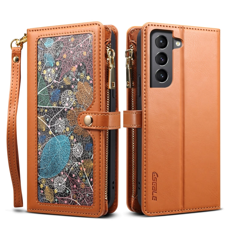 ESEBLE Star Series Lanyard Zipper Wallet RFID Leather Case, For Samsung Galaxy Note20 Ultra, For Samsung Galaxy Note20, For Samsung Galaxy S21 FE 5G, For Samsung Galaxy S21 Ultra 5G, For Samsung Galaxy S21 5G, For Samsung Galaxy S21+ 5G                ...