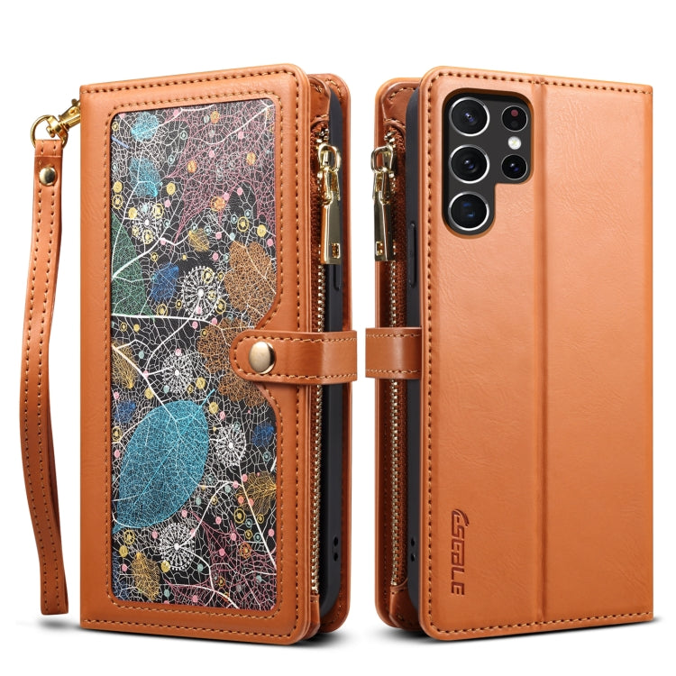 ESEBLE Star Series Lanyard Zipper Wallet RFID Leather Case, For Samsung Galaxy Note20 Ultra, For Samsung Galaxy Note20, For Samsung Galaxy S21 FE 5G, For Samsung Galaxy S21 Ultra 5G, For Samsung Galaxy S21 5G, For Samsung Galaxy S21+ 5G                ...