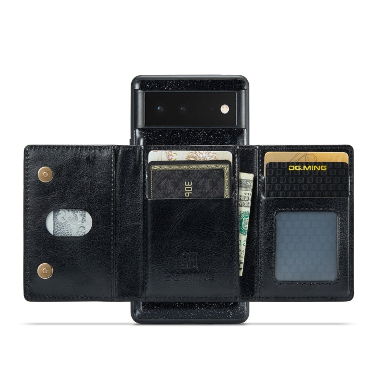 DG.MING M3 Series Glitter Powder Card Bag Leather Case, For Google Pixel 6, For Samsung Galaxy S20 FE, For iPhone 11 Pro, For Samsung Galaxy S21 5G, For iPhone 11 Pro Max, For Samsung Galaxy S21 Ultra 5G, For Samsung Galaxy Z Fold3 5G                  ...