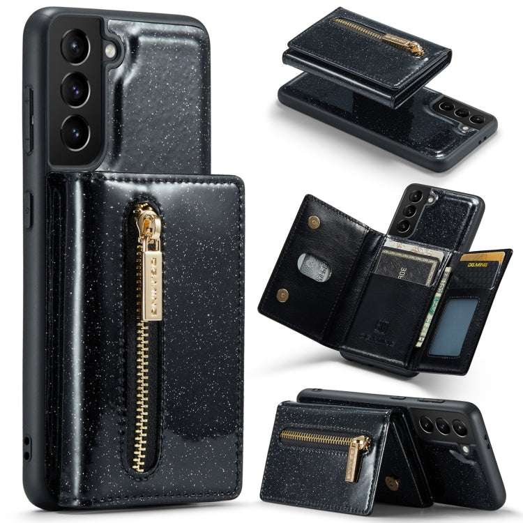 DG.MING M3 Series Glitter Powder Card Bag Leather Case, For Google Pixel 6, For Samsung Galaxy S20 FE, For iPhone 11 Pro, For Samsung Galaxy S21 5G, For iPhone 11 Pro Max, For Samsung Galaxy S21 Ultra 5G, For Samsung Galaxy Z Fold3 5G                  ...