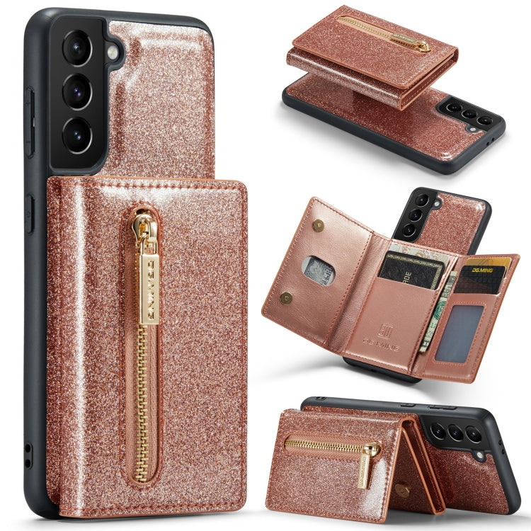 DG.MING M3 Series Glitter Powder Card Bag Leather Case, For Google Pixel 6, For Samsung Galaxy S20 FE, For iPhone 11 Pro, For Samsung Galaxy S21 5G, For iPhone 11 Pro Max, For Samsung Galaxy S21 Ultra 5G, For Samsung Galaxy Z Fold3 5G                  ...