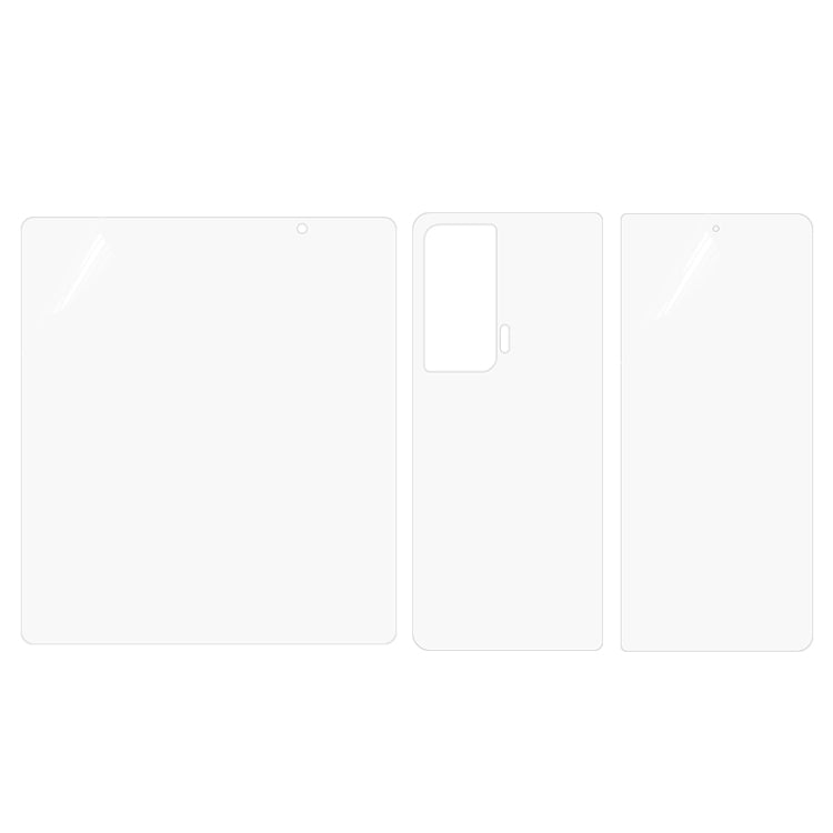 Full Screen Protector Explosion-proof Hydrogel Film Front+Big+Back Screen, For Honor Magic Vs(Front+Big+Back Screen)