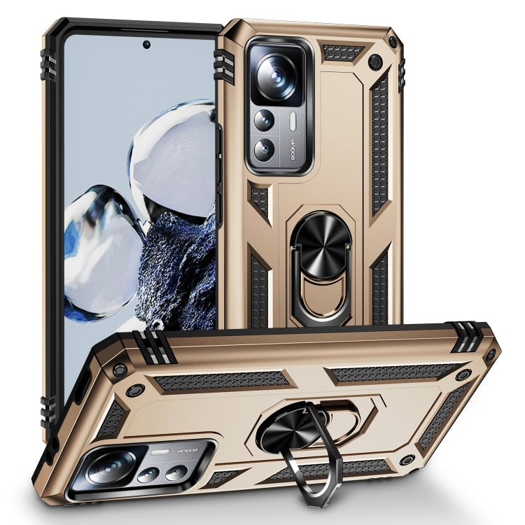 Shockproof TPU + PC Phone Case with Holder, For Motorola Moto G Play 2023, For Xiaomi 12T / 12T Pro