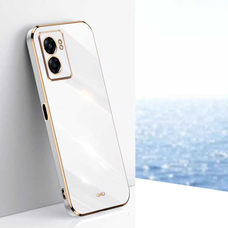 XINLI Straight Edge 6D Electroplate TPU Phone Case, For OPPO A57, For OPPO A95 5G, For OPPO A96, For OPPO Find X5, For OPPO Find X5 Pro, For OPPO A17