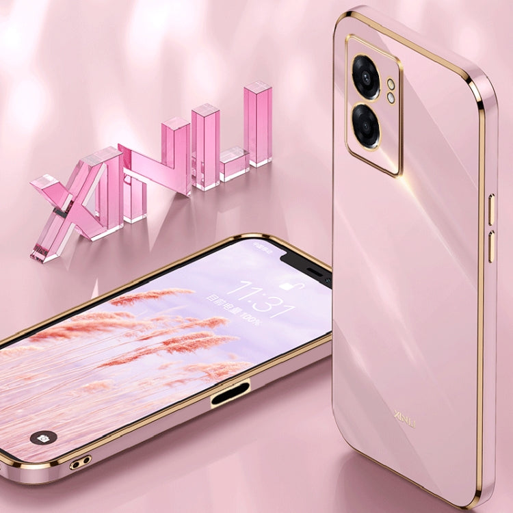XINLI Straight Edge 6D Electroplate TPU Phone Case, For OPPO A57, For OPPO A95 5G, For OPPO A96, For OPPO Find X5, For OPPO Find X5 Pro, For OPPO A17