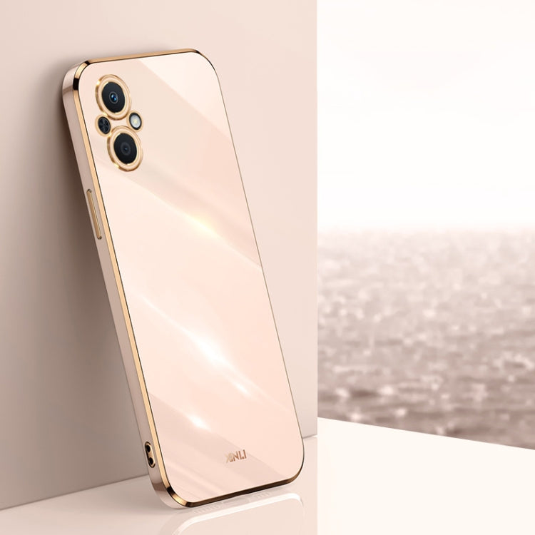 XINLI Straight Edge 6D Electroplate TPU Phone Case, For OPPO A57, For OPPO A95 5G, For OPPO A96, For OPPO Find X5, For OPPO Find X5 Pro, For OPPO A17