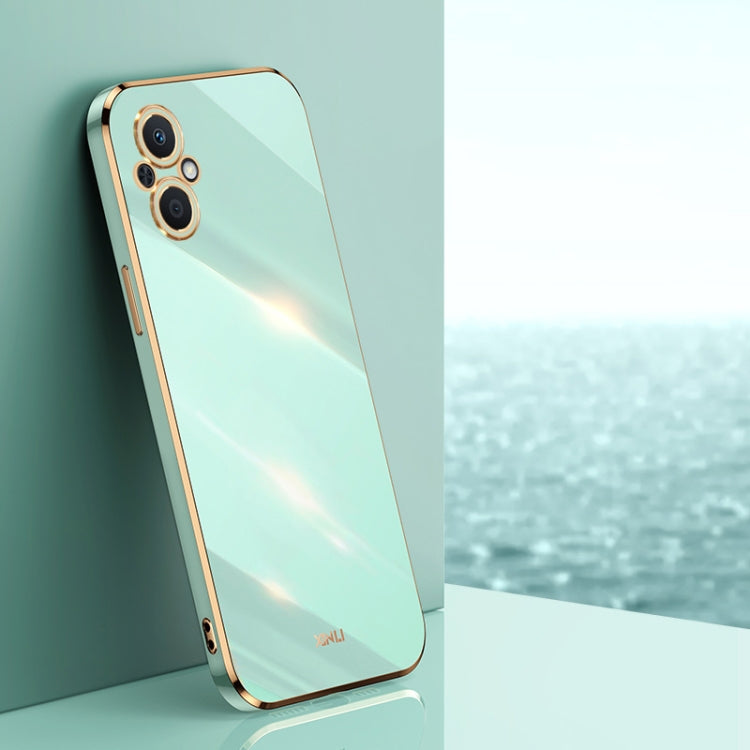 XINLI Straight Edge 6D Electroplate TPU Phone Case, For OPPO A57, For OPPO A95 5G, For OPPO A96, For OPPO Find X5, For OPPO Find X5 Pro, For OPPO A17