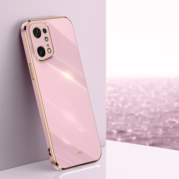 XINLI Straight Edge 6D Electroplate TPU Phone Case, For OPPO A57, For OPPO A95 5G, For OPPO A96, For OPPO Find X5, For OPPO Find X5 Pro, For OPPO A17
