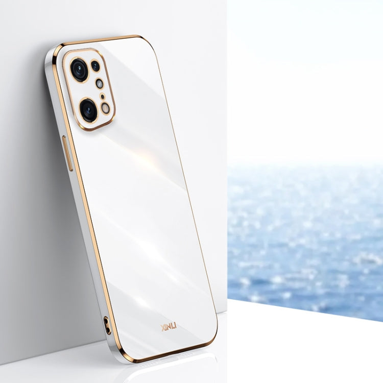XINLI Straight Edge 6D Electroplate TPU Phone Case, For OPPO A57, For OPPO A95 5G, For OPPO A96, For OPPO Find X5, For OPPO Find X5 Pro, For OPPO A17