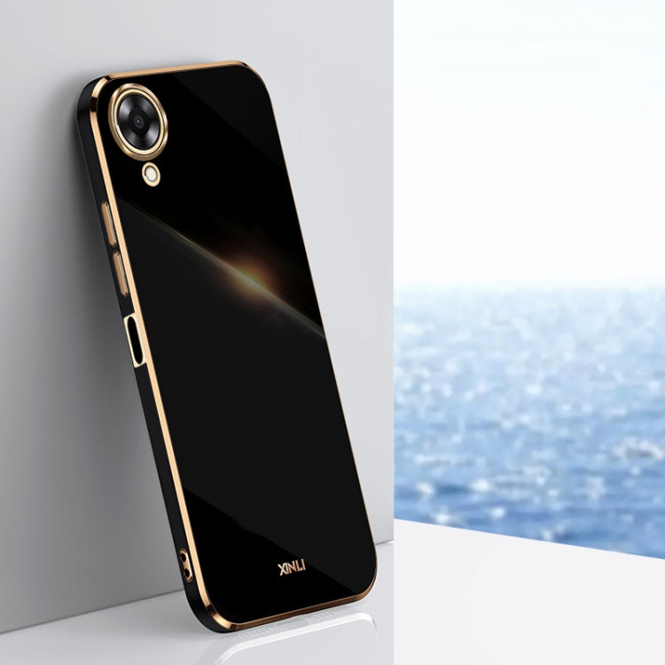 XINLI Straight Edge 6D Electroplate TPU Phone Case, For OPPO A17k, For OPPO A36, For OPPO A58 5G, For OPPO K9x, For OPPO K10, For OPPO K10 Pro