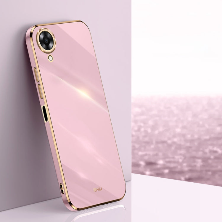 XINLI Straight Edge 6D Electroplate TPU Phone Case, For OPPO A17k, For OPPO A36, For OPPO A58 5G, For OPPO K9x, For OPPO K10, For OPPO K10 Pro