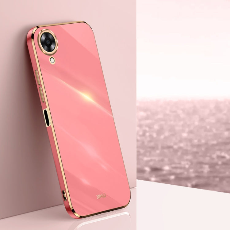 XINLI Straight Edge 6D Electroplate TPU Phone Case, For OPPO A17k, For OPPO A36, For OPPO A58 5G, For OPPO K9x, For OPPO K10, For OPPO K10 Pro