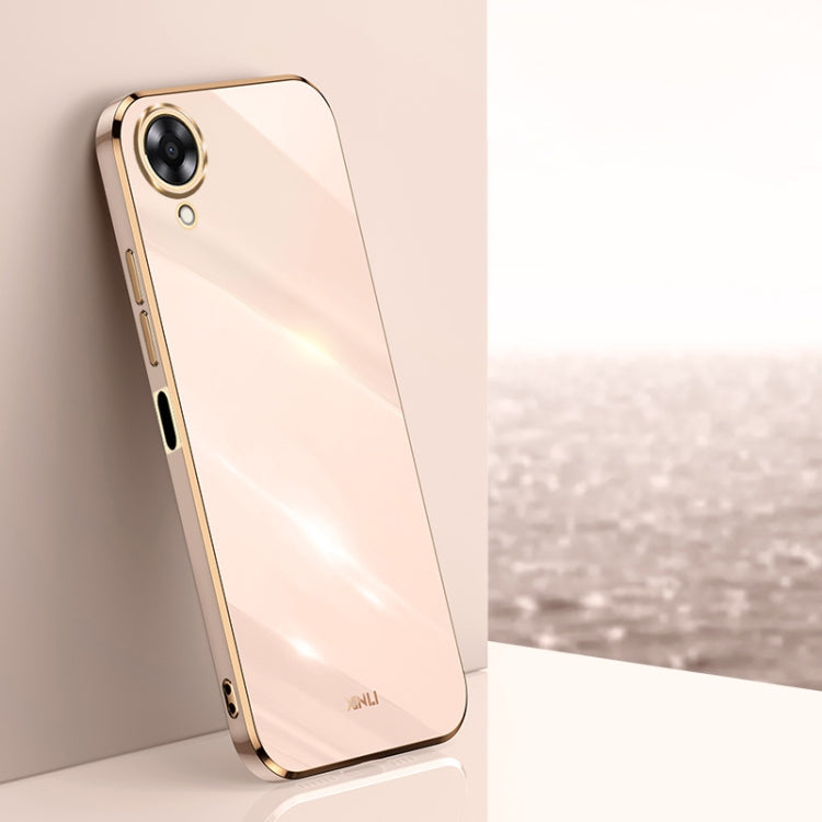 XINLI Straight Edge 6D Electroplate TPU Phone Case, For OPPO A17k, For OPPO A36, For OPPO A58 5G, For OPPO K9x, For OPPO K10, For OPPO K10 Pro