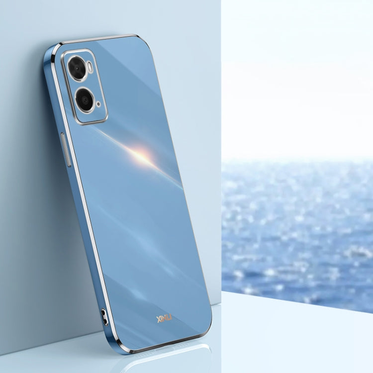 XINLI Straight Edge 6D Electroplate TPU Phone Case, For OPPO A17k, For OPPO A36, For OPPO A58 5G, For OPPO K9x, For OPPO K10, For OPPO K10 Pro