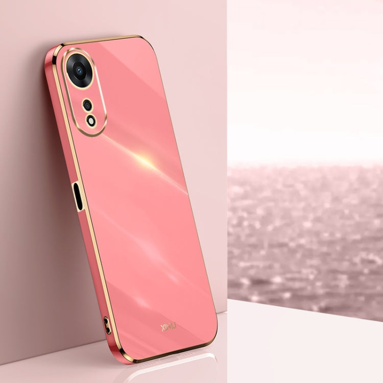 XINLI Straight Edge 6D Electroplate TPU Phone Case, For OPPO A17k, For OPPO A36, For OPPO A58 5G, For OPPO K9x, For OPPO K10, For OPPO K10 Pro