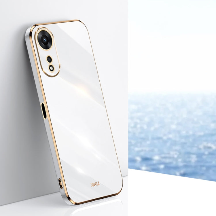 XINLI Straight Edge 6D Electroplate TPU Phone Case, For OPPO A17k, For OPPO A36, For OPPO A58 5G, For OPPO K9x, For OPPO K10, For OPPO K10 Pro