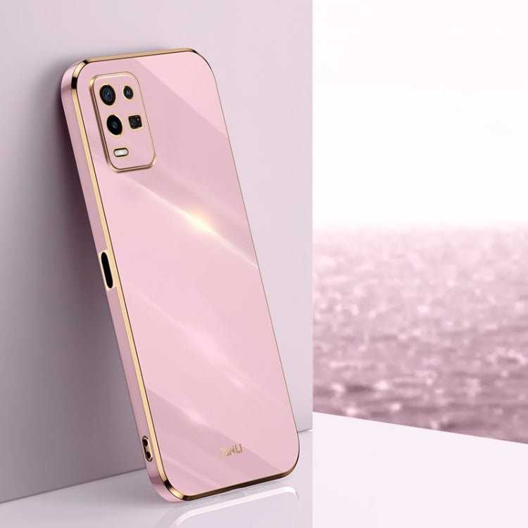 XINLI Straight Edge 6D Electroplate TPU Phone Case, For OPPO A17k, For OPPO A36, For OPPO A58 5G, For OPPO K9x, For OPPO K10, For OPPO K10 Pro