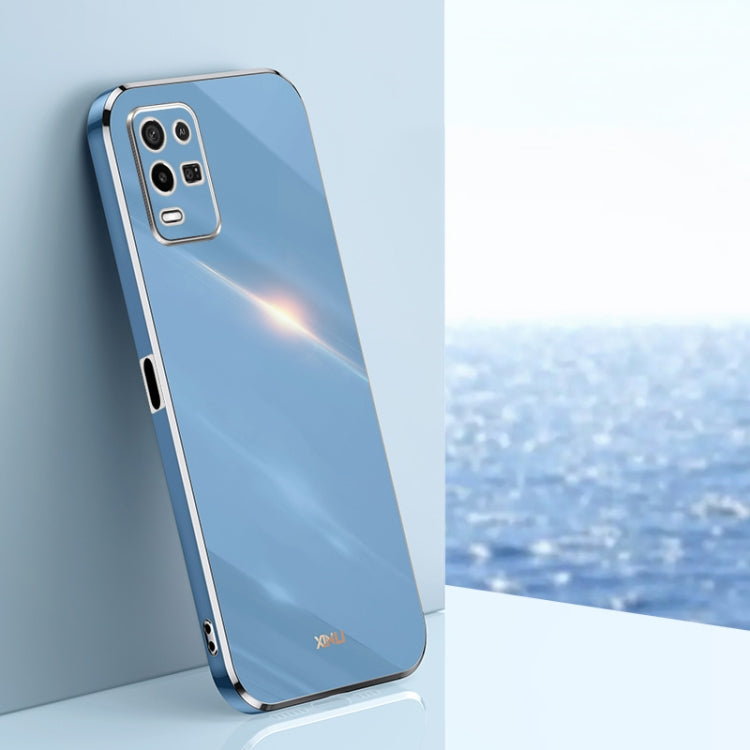 XINLI Straight Edge 6D Electroplate TPU Phone Case, For OPPO A17k, For OPPO A36, For OPPO A58 5G, For OPPO K9x, For OPPO K10, For OPPO K10 Pro