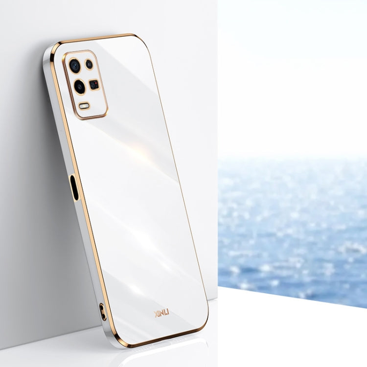 XINLI Straight Edge 6D Electroplate TPU Phone Case, For OPPO A17k, For OPPO A36, For OPPO A58 5G, For OPPO K9x, For OPPO K10, For OPPO K10 Pro
