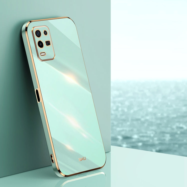XINLI Straight Edge 6D Electroplate TPU Phone Case, For OPPO A17k, For OPPO A36, For OPPO A58 5G, For OPPO K9x, For OPPO K10, For OPPO K10 Pro