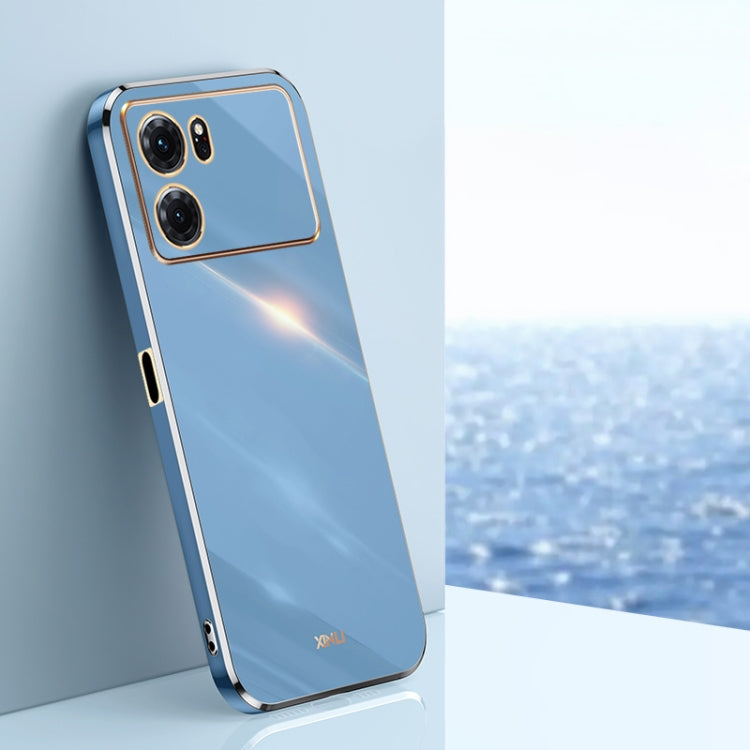 XINLI Straight Edge 6D Electroplate TPU Phone Case, For OPPO A17k, For OPPO A36, For OPPO A58 5G, For OPPO K9x, For OPPO K10, For OPPO K10 Pro