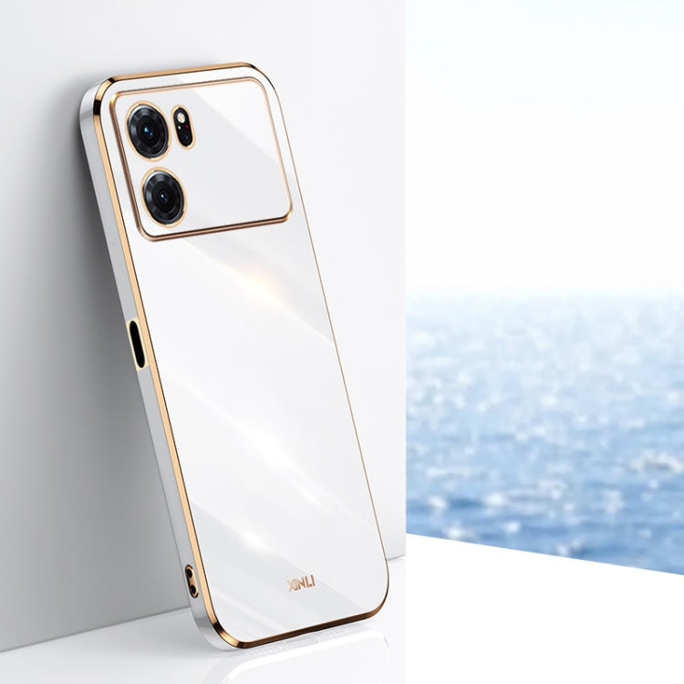 XINLI Straight Edge 6D Electroplate TPU Phone Case, For OPPO A17k, For OPPO A36, For OPPO A58 5G, For OPPO K9x, For OPPO K10, For OPPO K10 Pro
