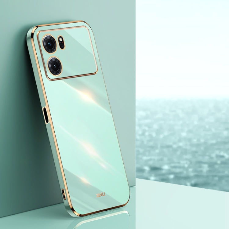 XINLI Straight Edge 6D Electroplate TPU Phone Case, For OPPO A17k, For OPPO A36, For OPPO A58 5G, For OPPO K9x, For OPPO K10, For OPPO K10 Pro