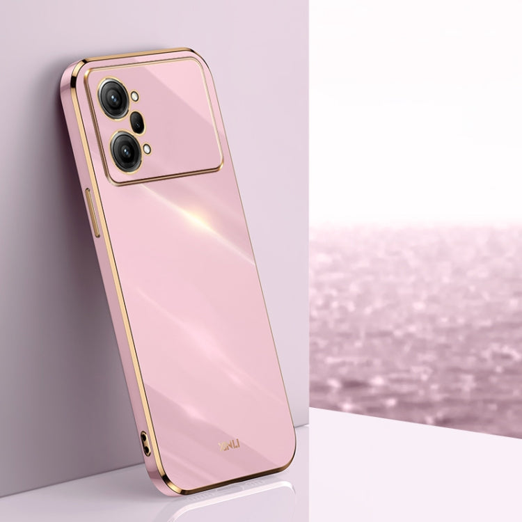 XINLI Straight Edge 6D Electroplate TPU Phone Case, For OPPO A17k, For OPPO A36, For OPPO A58 5G, For OPPO K9x, For OPPO K10, For OPPO K10 Pro