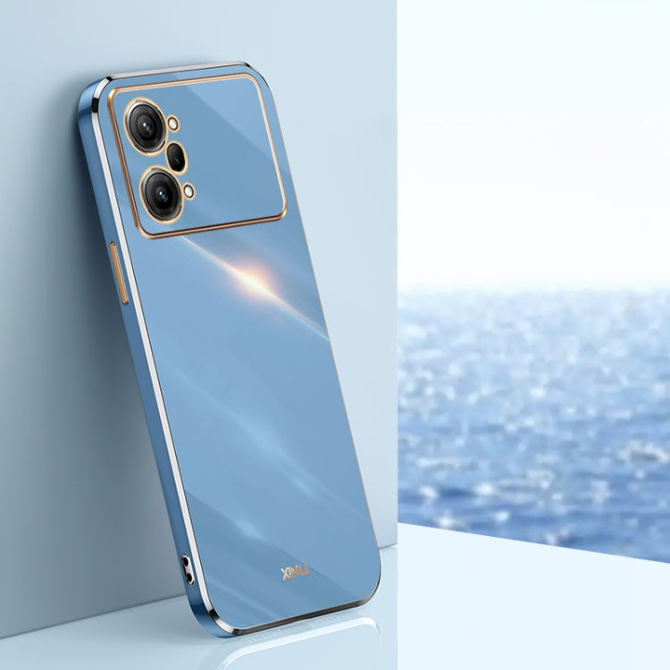 XINLI Straight Edge 6D Electroplate TPU Phone Case, For OPPO A17k, For OPPO A36, For OPPO A58 5G, For OPPO K9x, For OPPO K10, For OPPO K10 Pro