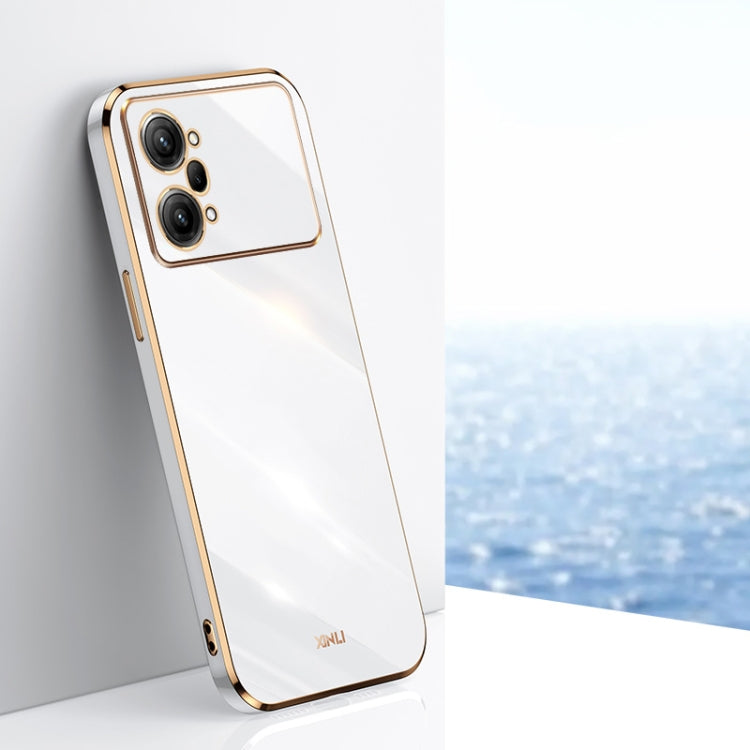 XINLI Straight Edge 6D Electroplate TPU Phone Case, For OPPO A17k, For OPPO A36, For OPPO A58 5G, For OPPO K9x, For OPPO K10, For OPPO K10 Pro