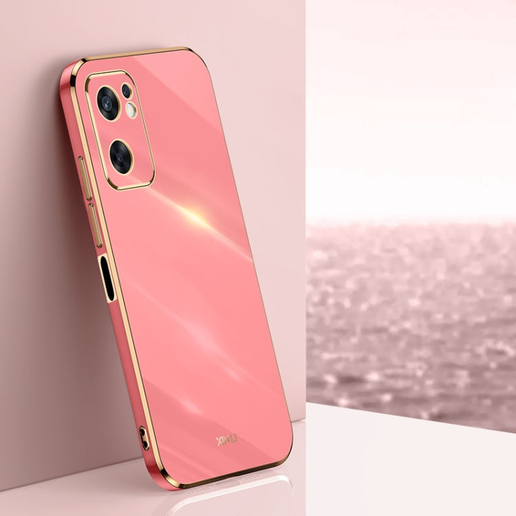 XINLI Straight Edge 6D Electroplate TPU Phone Case, For OPPO Reno7 4G Global, For OPPO Reno7 SE, For OPPO Reno7 Global, For OPPO Reno8, For OPPO Reno8 Pro, For OPPO Reno8 Pro+
