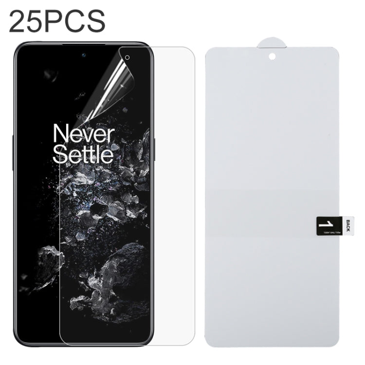 25pcs Full Screen Protector Explosion-proof Hydrogel Film, For OnePlus 11 / 11 Jupiter Rock Edition (25 PCS)