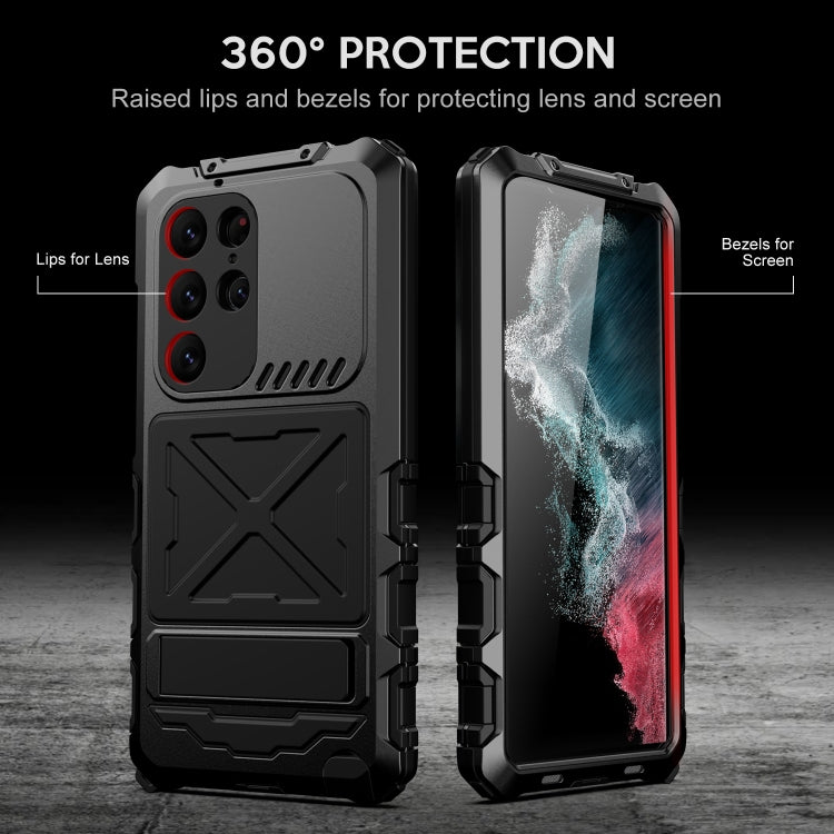 R-JUST Waterproof Dustproof Shockproof Phone Case, For Samsung Galaxy S23 Ultra 5G