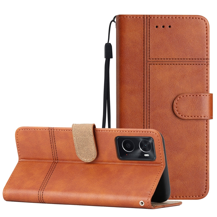 Business Style Cowhide Texture Leather Phone Case, For OPPO A96, For OPPO A94 5G, For OPPO A77 5G, For OPPO A76, For OPPO A74 5G / A54 5G, For OPPO A57 2022 / A77 5G, For OPPO A17