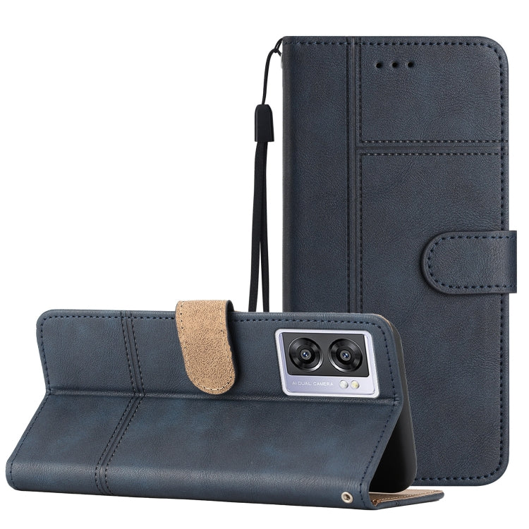 Business Style Cowhide Texture Leather Phone Case, For OPPO A96, For OPPO A94 5G, For OPPO A77 5G, For OPPO A76, For OPPO A74 5G / A54 5G, For OPPO A57 2022 / A77 5G, For OPPO A17